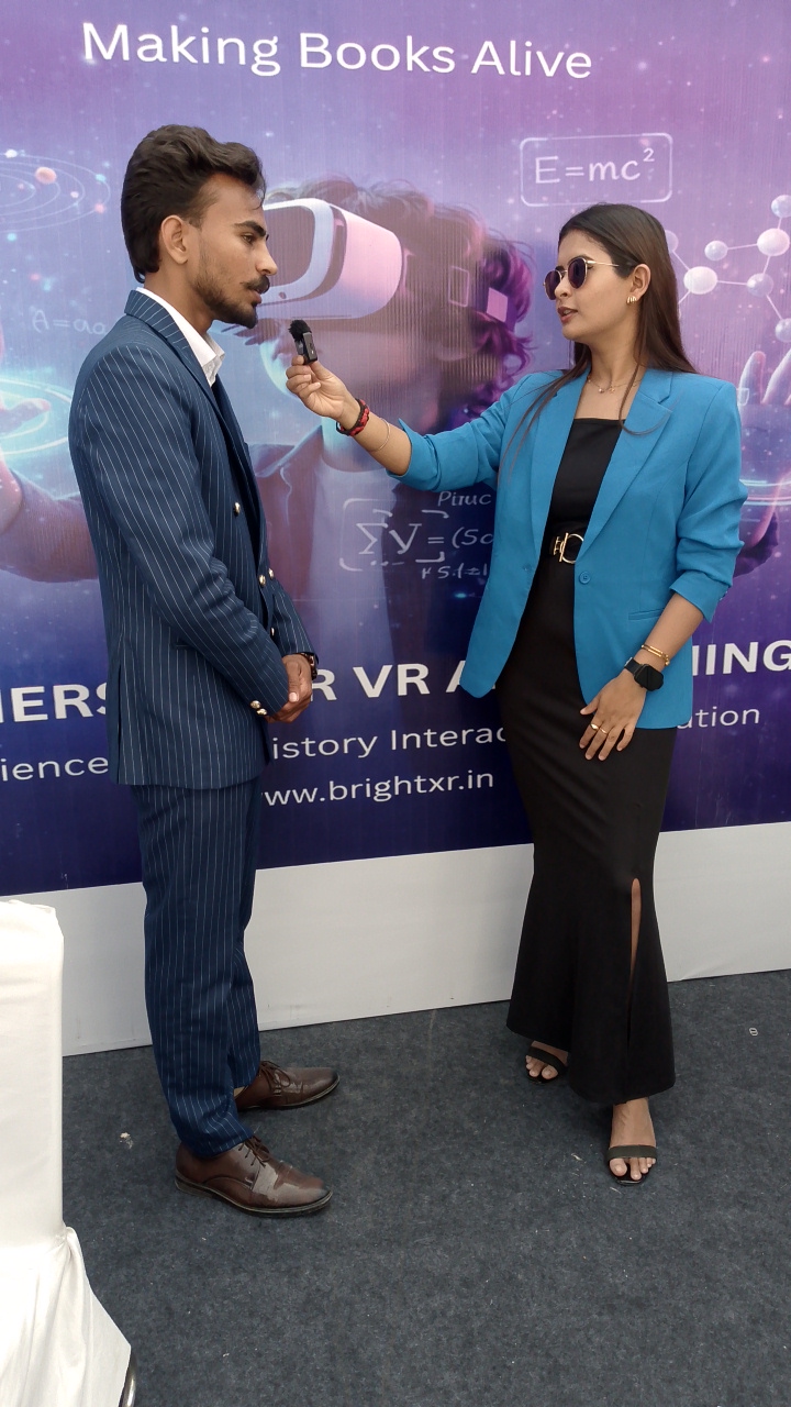 BrightXR team at AI Fest Chandigarh University