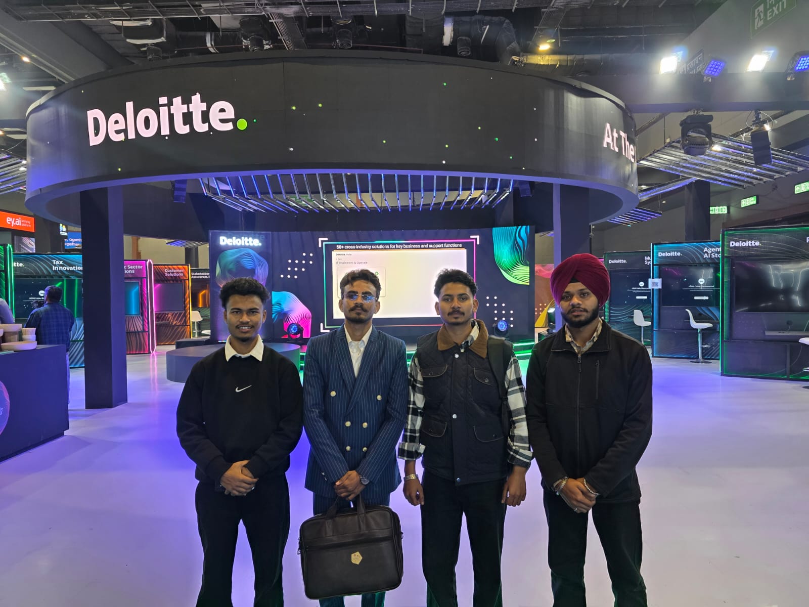 India AI Impact Summit 2026 stage with speakers and audience