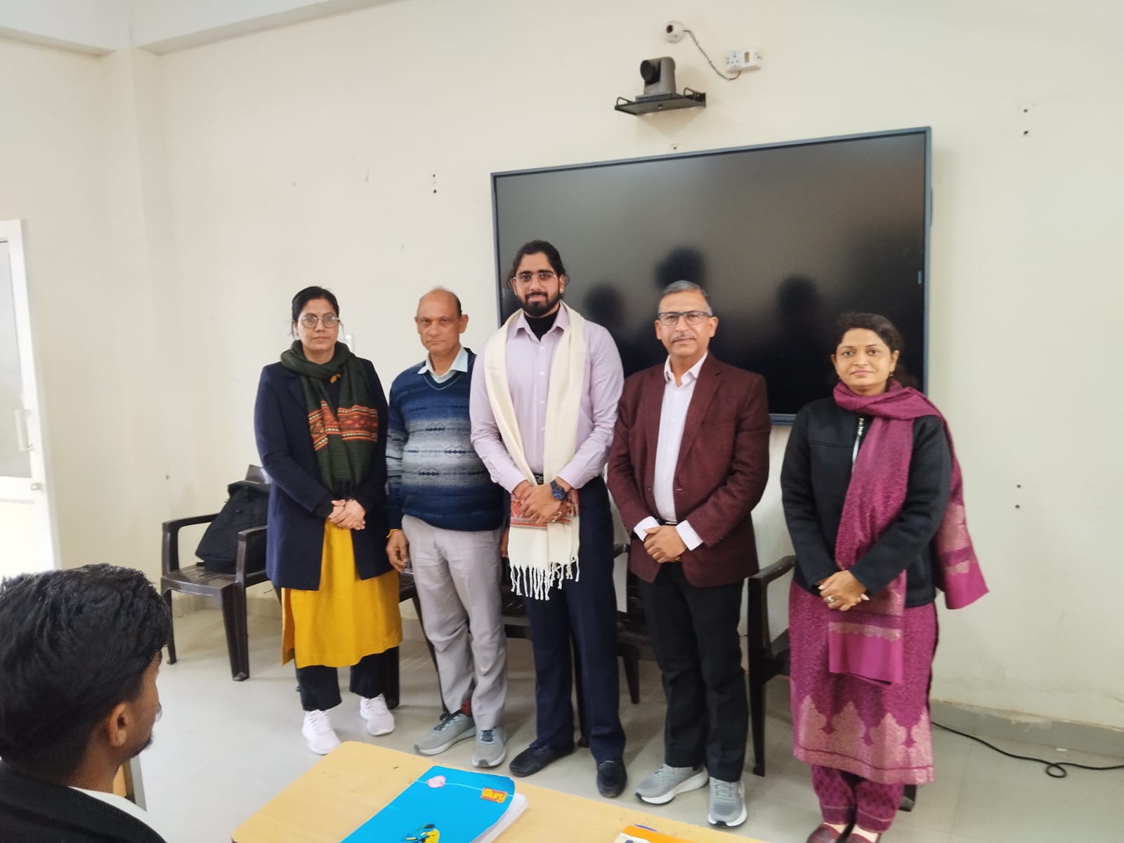 CTO Aditya Kashyap delivering the lecture