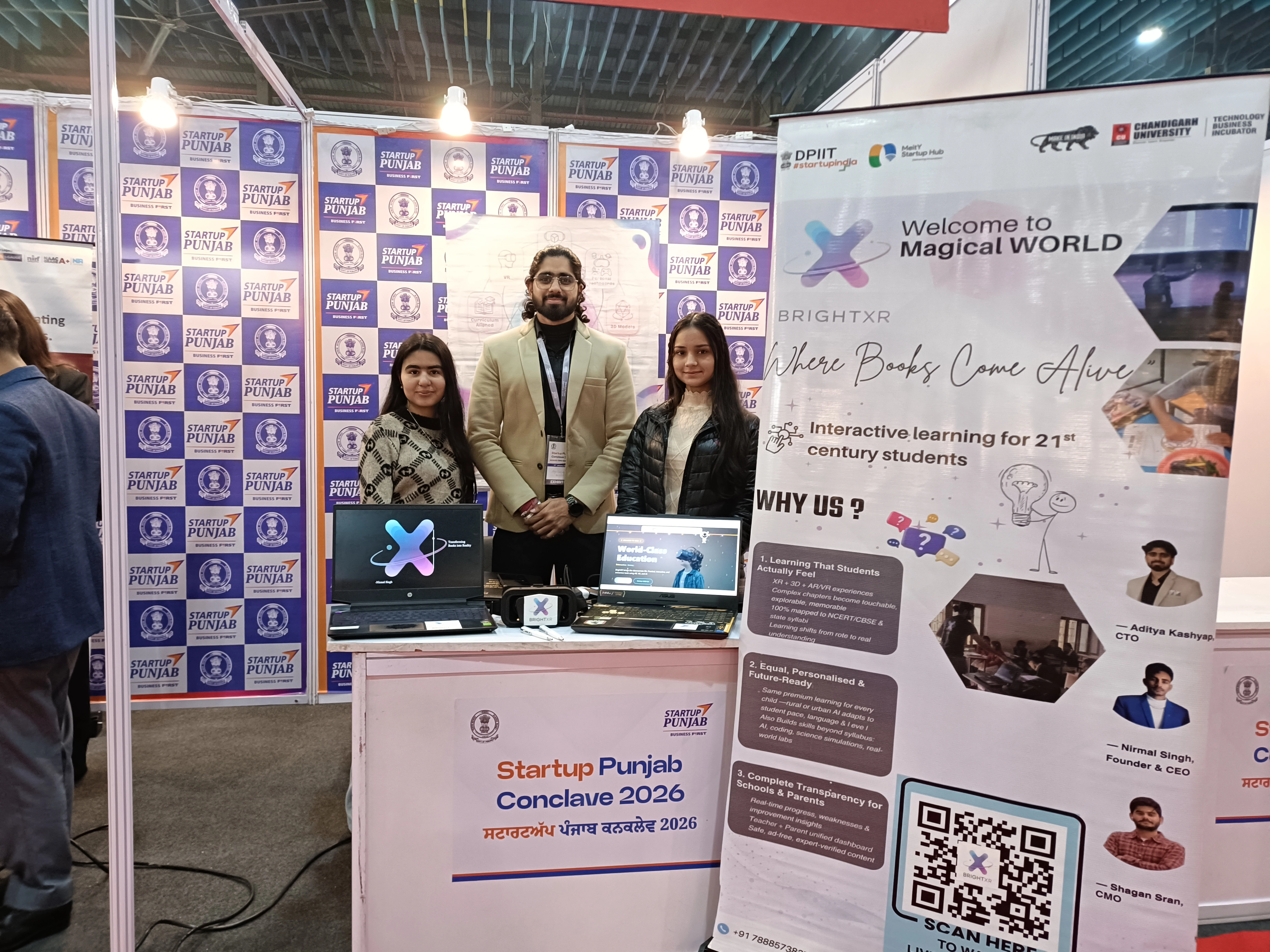 BrightXR leadership engaging at the conclave