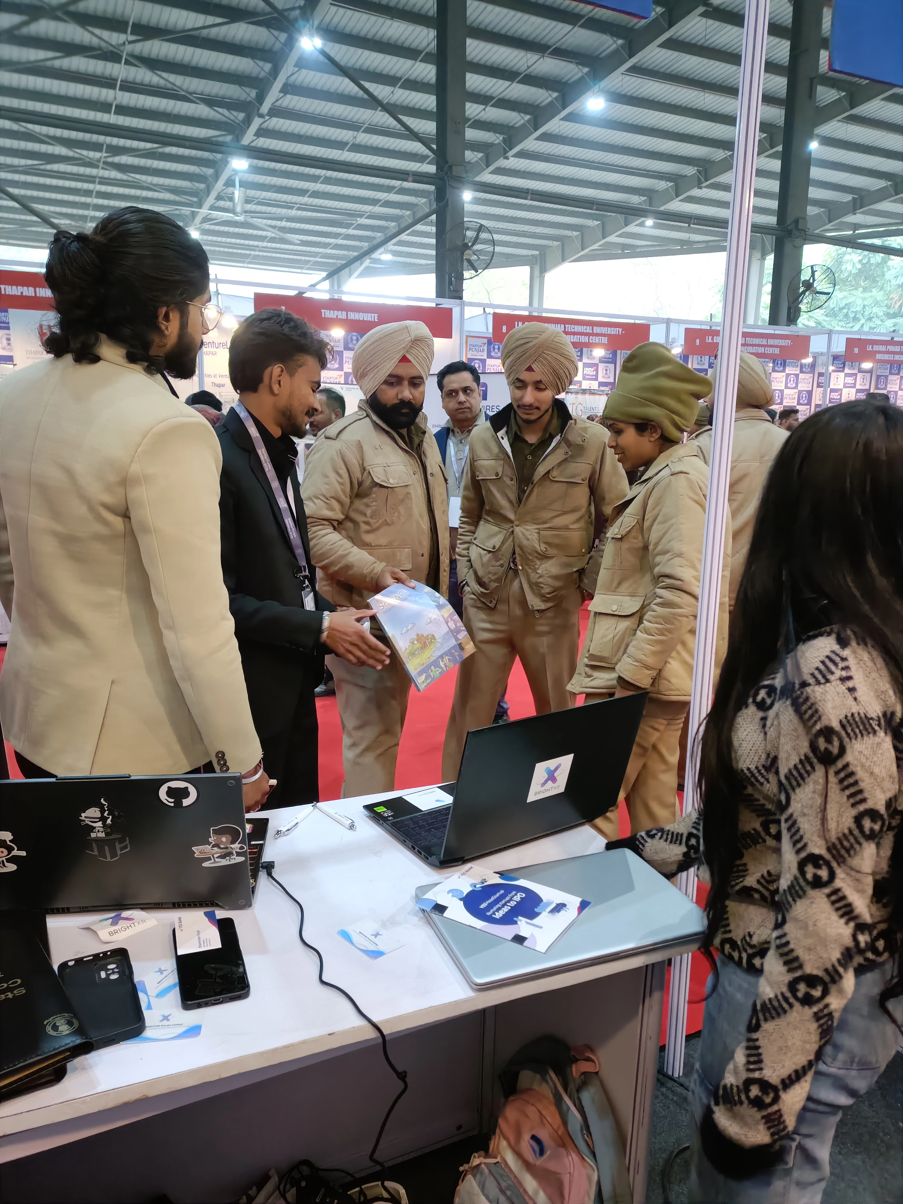 Discussions with Punjab Police officers at the conclave